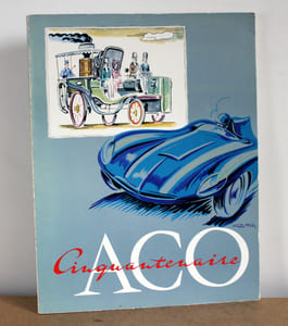 Album numéro spécial de la revue Moteurs-course édité à l'occasion du cinquantenaire de l'ACO 1906-1956