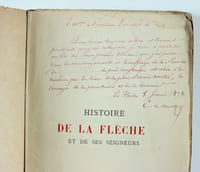 Histoire de la flèche et des ses seigneurs, société historique & archéologique du Maine en 3 tomes Complet