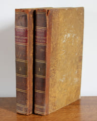 Observations littéraires, critiques, politique, militaires, géographiques, etc... sur les histoires de Tacite avec le texte latin corrigé, deux volumes