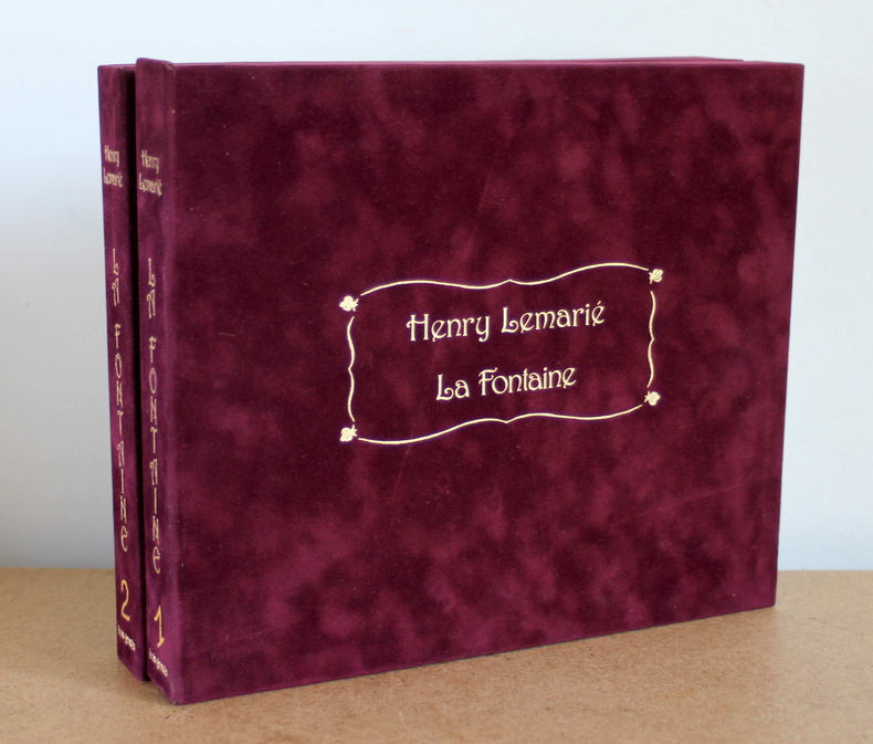 54 bois gravés de Henry Lemarié (1911-1991) « La Fontaine » . Henry Lemarié