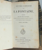 Oeuvres complètes de La Fontaine et Histoire de la vie et des ouvrages de J. de la Fontaine de C. A. Walckenaer, 16 tomes en 8 Livres. Jean de la ...