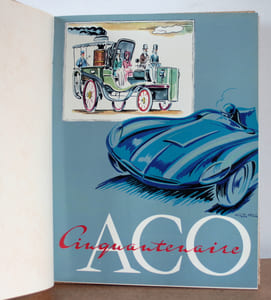 Album numéro spécial de la revue Moteurs-course édité à l'occasion du cinquantenaire de l'ACO 1906-1956