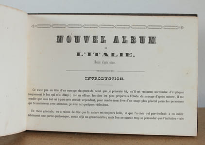 Album portatif de l’Italie destiné a l'étude du paysage d'après nature