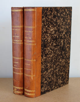Histoire naturelle et sociale de l'humanité, 2 tomes COMPLET. Louis Jacolliot