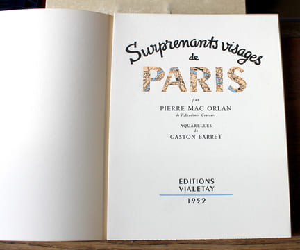 Surprenants visages de Paris. Pierre Mac Orlan