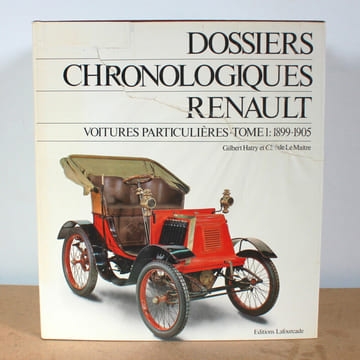 Dossiers Chronologiques Renault, 6 tomes COMPLET. Gilbert Hatry et Claude Le Maître