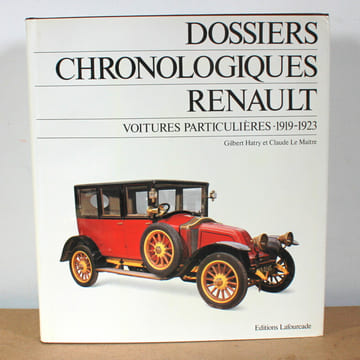Dossiers Chronologiques Renault, 6 tomes COMPLET. Gilbert Hatry et Claude Le Maître