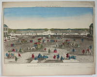 26e vue d'optique nouvelle, représentant la grande avenue de Paris à Versailles, prise de la seconde Grille