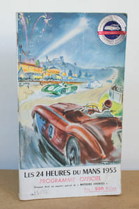 Programme officiel Les 24 heures du Mans 1953, 13 et 14 Juin 1953 avec sa liste officielle et un bandeau