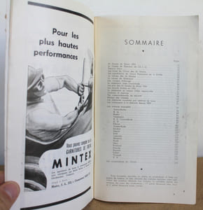 Programme officiel Les 24 heures du Mans 1954, 12 et 13 Juin 1954 avec sa liste officielle, un bandeau et deux marques pages