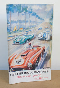 Programme officiel Les 24 heures du Mans 1955, 11 et 12 Juin 1955 avec sa liste officielle