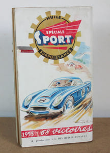 Programme officiel Les 24 heures du Mans 1956, 28 et 29 Juillet 1956 avec sa liste officielle et tableau de pointage Ouest France