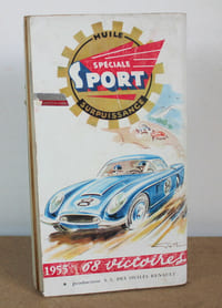 Programme officiel Les 24 heures du Mans 1956, 28 et 29 Juillet 1956 avec sa liste officielle et tableau de pointage Ouest France