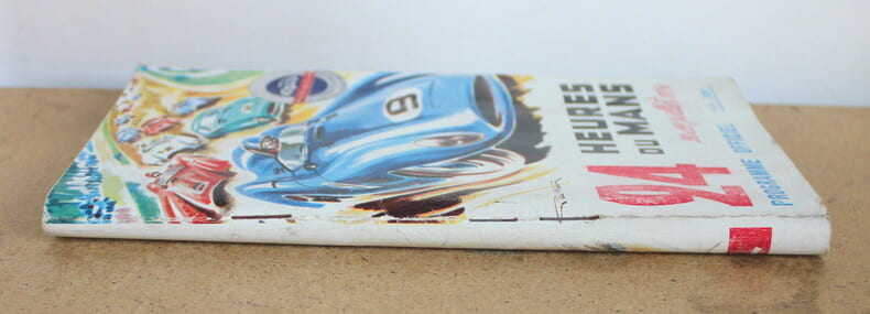 Programme officiel Les 24 heures du Mans 1956, 28 et 29 Juillet 1956 avec sa liste officielle et tableau de pointage Ouest France