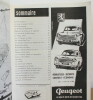 Programme officiel Les 24 heures du Mans 1957, 22 et 23 Juin 1957 avec sa liste officielle, son plan et deux pubs. Collectif