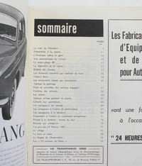 Programme officiel Les 24 heures du Mans 1960, 25 et 26 Juin 1960 avec sa liste officielle, son plan et un bandeau