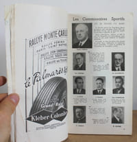 Programme officiel Les 24 heures du Mans 1951, 23 et 24 Juin 1951