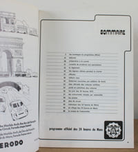 Programme officiel Les 24 heures du Mans 1972, 10 et 11 Juin 1972 avec son tableau de pointage