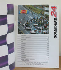 Programme officiel Les 24 heures du Mans 1988, 11 et 12 Juin 1988 avec sa liste officielle