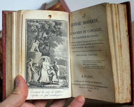 Le caveau moderne, le rocher de cancalle, chansonnier de table, Composé des meilleures Chansons de l'ancien Caveau, des Dîners du Vaudeville, de la ...