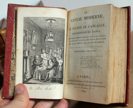 Le caveau moderne, le rocher de cancalle, chansonnier de table, Composé des meilleures Chansons de l'ancien Caveau, des Dîners du Vaudeville, de la ...