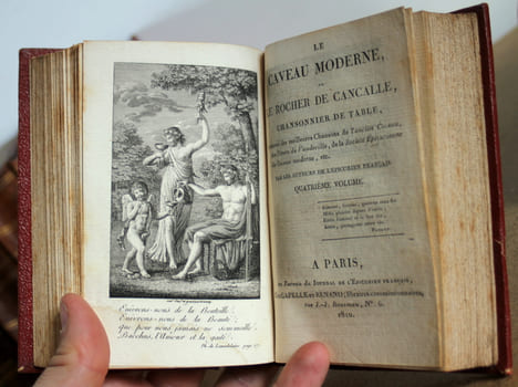 Le caveau moderne, le rocher de cancalle, chansonnier de table, Composé des meilleures Chansons de l'ancien Caveau, des Dîners du Vaudeville, de la ...