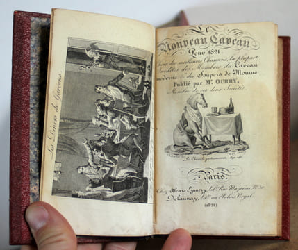 Le caveau moderne, le rocher de cancalle, chansonnier de table, Composé des meilleures Chansons de l'ancien Caveau, des Dîners du Vaudeville, de la ...