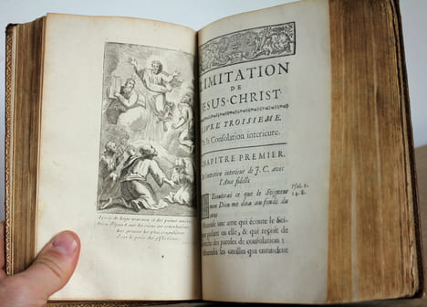 L'imitation de Jésus-Christ Traduction nouvelle, avec une Pratique & une Prière à la fin de chaque Chapitre, & l'Ordinaire de la Meffe, en Latin & en ...