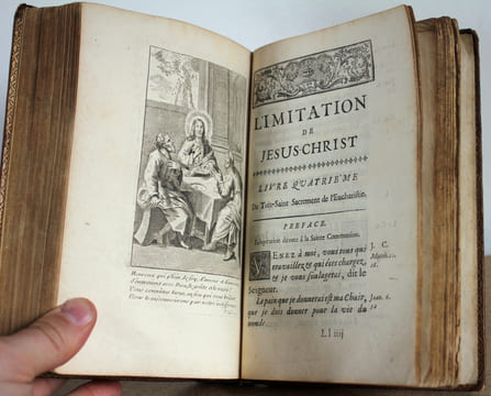 L'imitation de Jésus-Christ Traduction nouvelle, avec une Pratique & une Prière à la fin de chaque Chapitre, & l'Ordinaire de la Meffe, en Latin & en ...