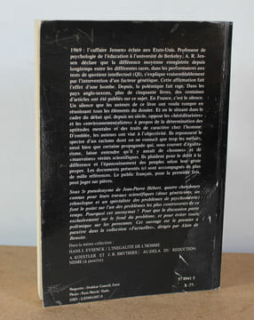 Race et intelligence. Jean-Pierre Hébert