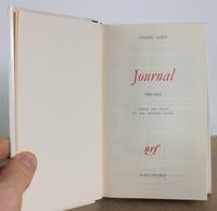 JOURNAL SOUVENIR 1889-1939 ET 1939-1949 DE ANDRÉ GIDE, tome 1 et 2 COMPLET – Bibliothèque de la Pléiade