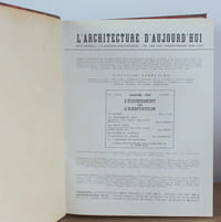 Reliure L'architecture d'aujourd'hui 1939, Revue mensuelle