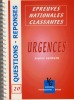 Urgences : Épreuves Nationales Classantes - Editions Vernazobres - Grego Paris 2004. GEORGIN Sophie - 