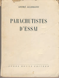 Parachutistes D'Essai, André Bonne Éditeur, Paris VII, 1953