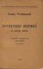 Entretiens Inspirés Et Autres Écrits, Éditions Ophrys, Gap, 1943. VIVEKÂNANDA Swâmi - 