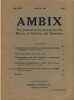 AMBIX The journal of the society for the study of alchemy and early chemistry  - Heffers Printed Ldt. Cambridge England 1976. collectif d'auteurs -