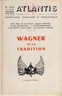  Wagner et la tradition - Publication de l'association Culturelle Atlantis Vincennes - 1965