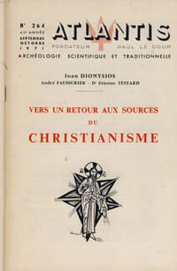 Vers un retour aux sources du Christianisme - Publication de l'association culturelle Atlantis - Vincennes 1971