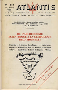 De l'archéologie scientifique a la symbolique traditionnelle - Publication de l'association culturelle Atlantis - Vincennes 1976