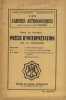 Les cahiers astrologiques, Précis d'interprétation -  Éditions les cahiers astrologiques - Nice 1955. Collectif d'auteurs sous la direction de ...