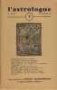 l'astrologue N° 5 - Éditions traditionnelles - Paris 1969. collectif d'auteur ( rédacteur en chef BARBAULT André) -