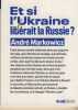 Et si l'Ukraine lib&eacute;rait la Russie? &Eacute;ditions du seuil - 2022. MARKOWICZ Andr&eacute; -
