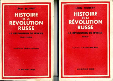 Histoire de la révolution russe en 4 volumes. TROTSKY Léon