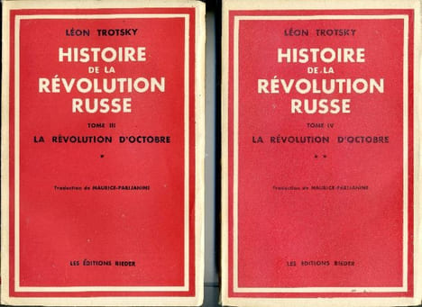 Histoire de la révolution russe en 4 volumes. TROTSKY Léon