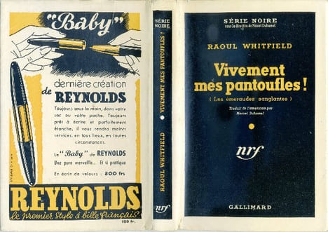 Vivement mes pantoufles ! (Les émeraudes sanglantes) (Green Ice). WHITFIELD Raoul