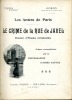 Les Antres de Paris - Le crime de la rue de Javel (Roman d'études criminelles). GORON (Marie-François)