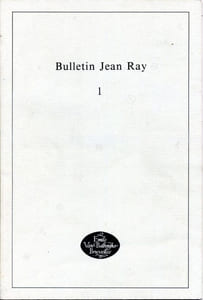 Bulletin Jean Ray 1