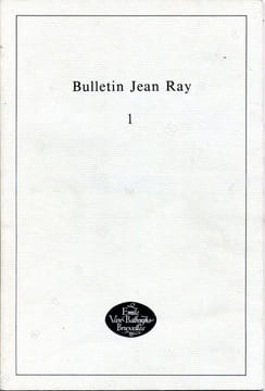 Bulletin Jean Ray 1. COLLECTIF (Jean Ray)