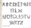 Alphabets Antropomorphes et alphabets à personnages. DAMASE Jacques