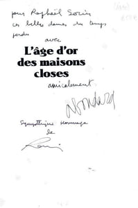 L'âge d'or des maisons closes